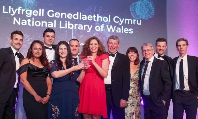 National Library of Wales wins award for pioneering project