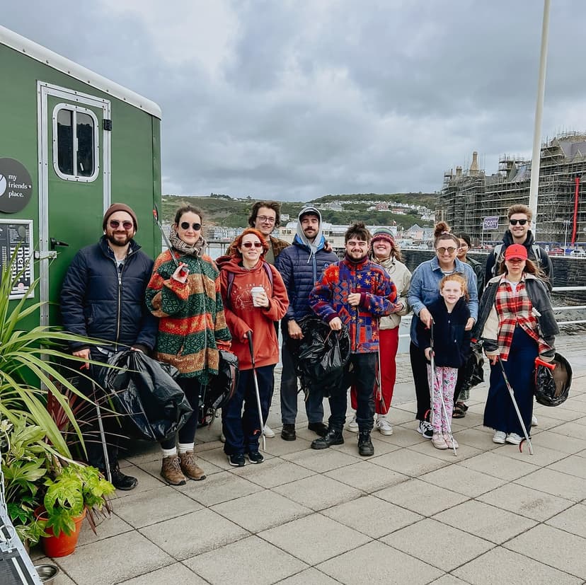 Local businessman does the volunteering double cleaning up at home and abroad