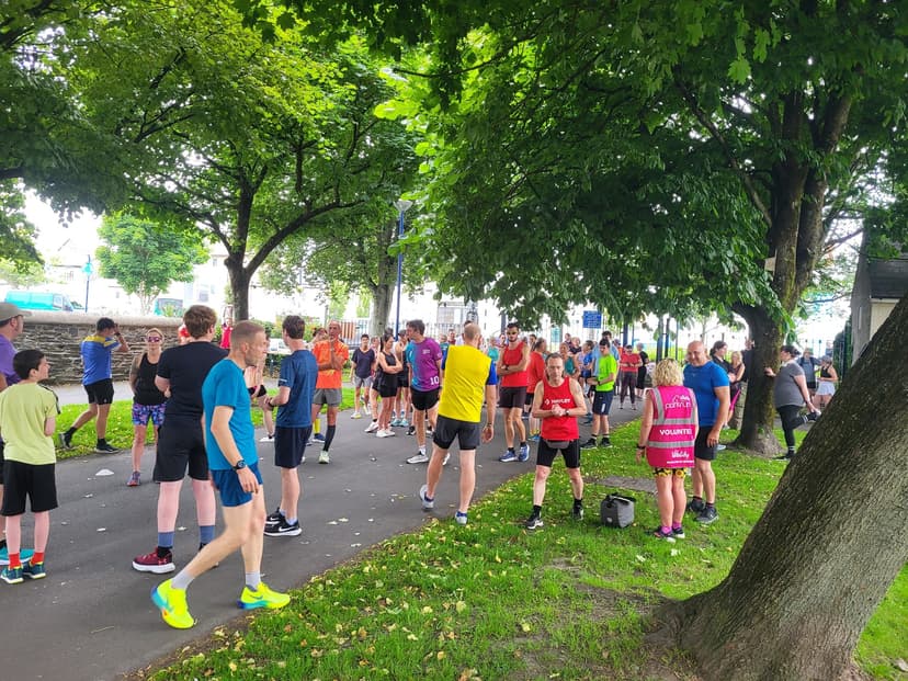 Rhowch gynnig ar y llwybr newydd yn Aberystwyth Parkrun